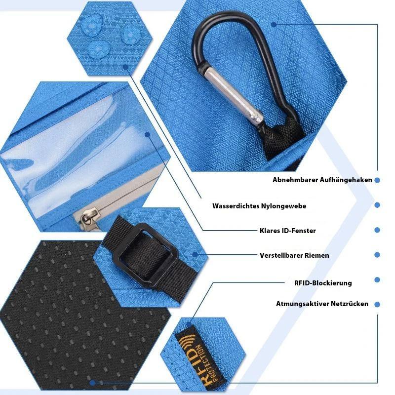 Billetera de viaje con bloqueo RFID
