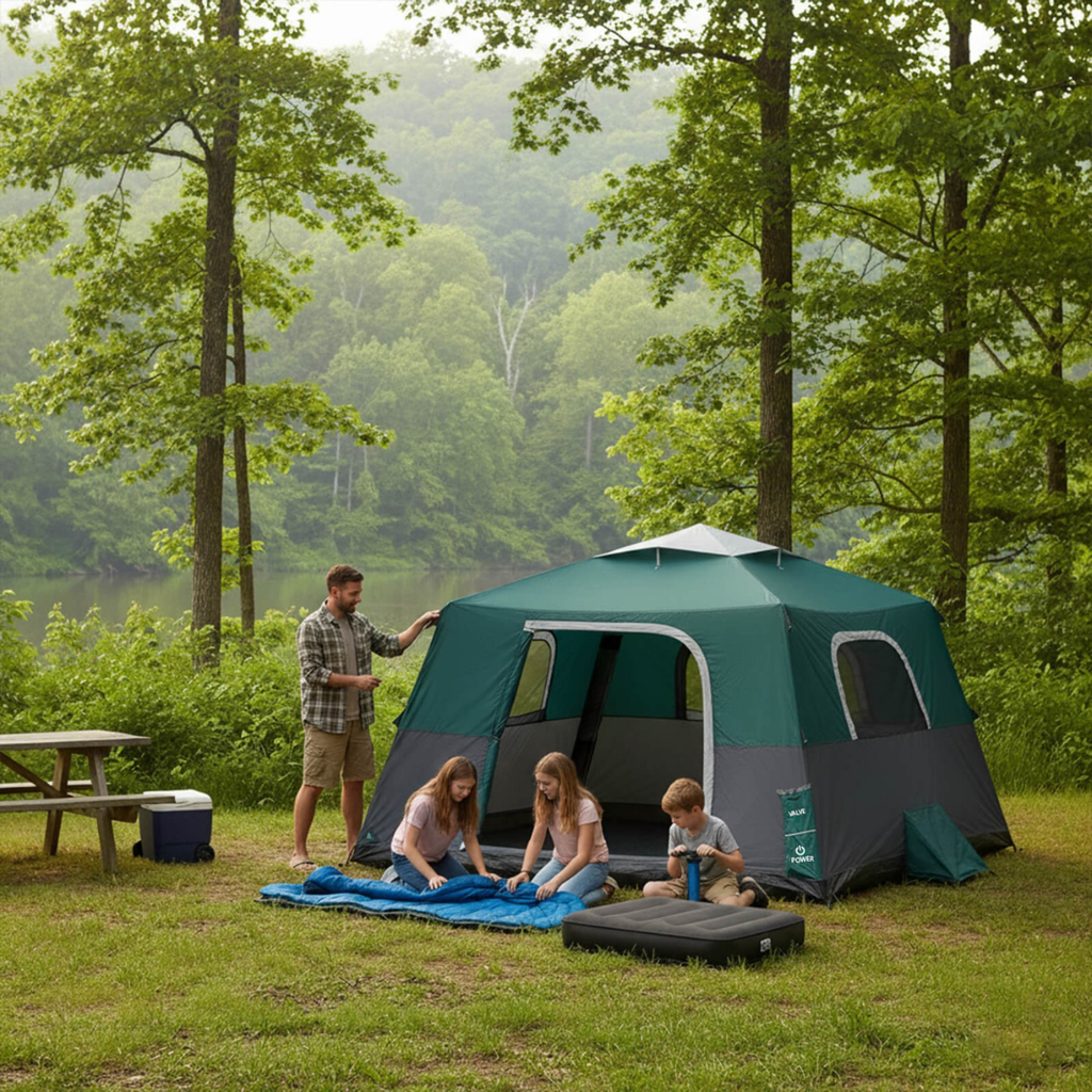 Carpa inflable de cabina de montaje rápido