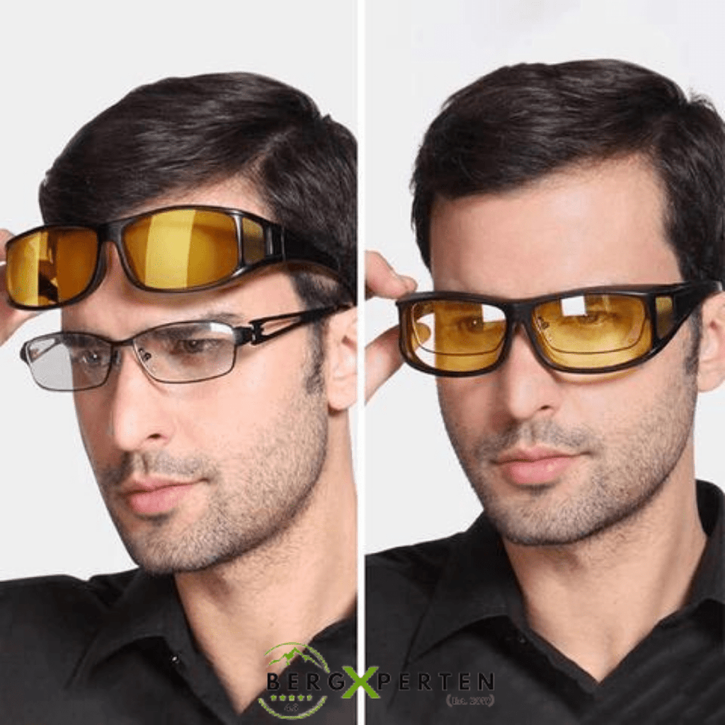 CLARIVUE – Gafas nocturnas con lentes HD y protección contra deslumbramiento para una conducción segura de noche