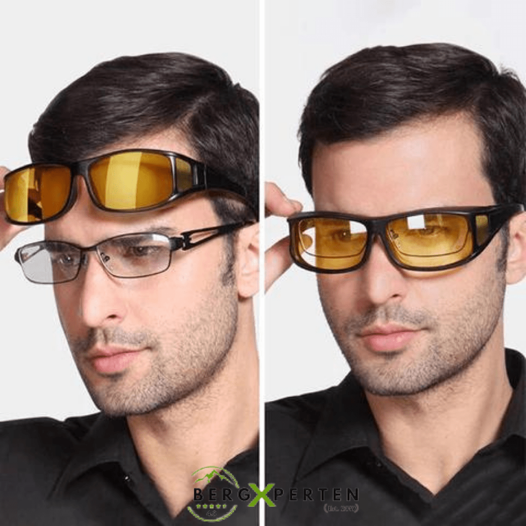 CLARIVUE – Gafas nocturnas con lentes HD y protección contra deslumbramiento para una conducción segura de noche