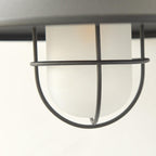 Lámpara de pared exterior de hierro impermeable de 1 luz