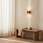 Luz de Pared Diabolo - Apliqué Escultural en Forma de Reloj de Arena con Iluminación de Doble Haz