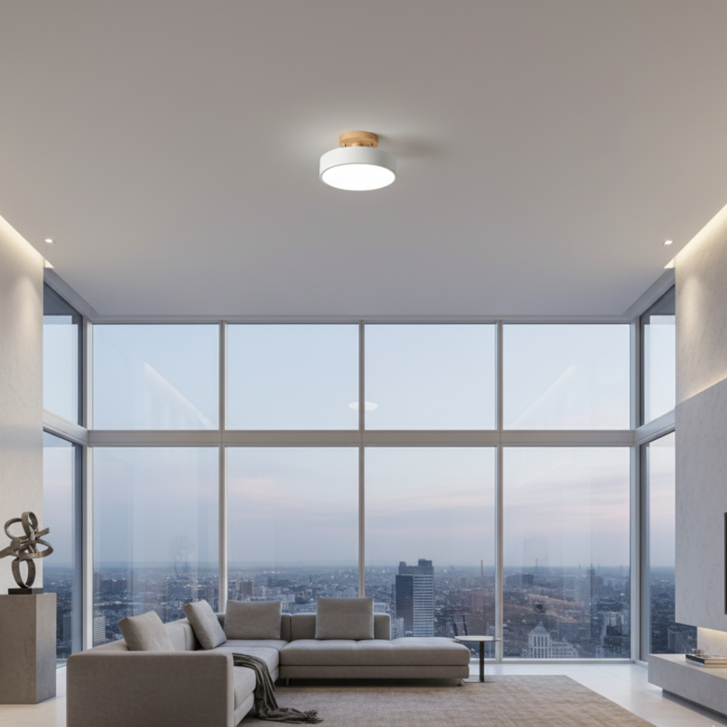 Luz de Techo Acorn Flush Mount - Encantador Diseño Escandinavo LED
