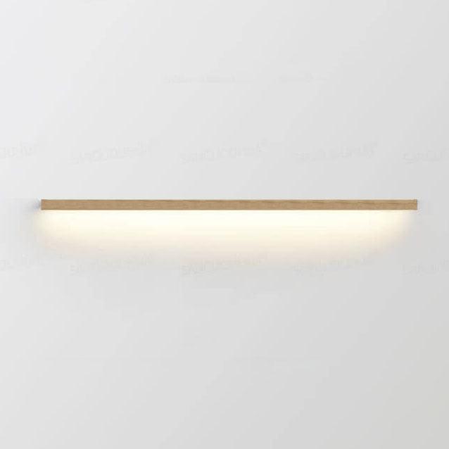 Lisslune | Luz de Pared LED Japonesa ZenBeam | Diseño de Madera Sólida | Iluminación de Acento Moderna