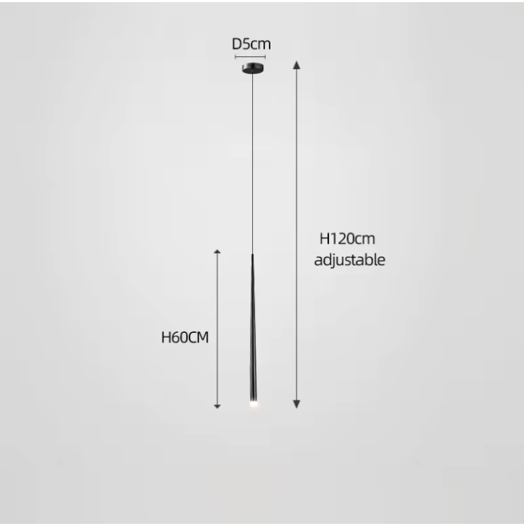 HadesGlow - Lámpara Colgante LED Ajustable Elegante con Diseño Lujoso
