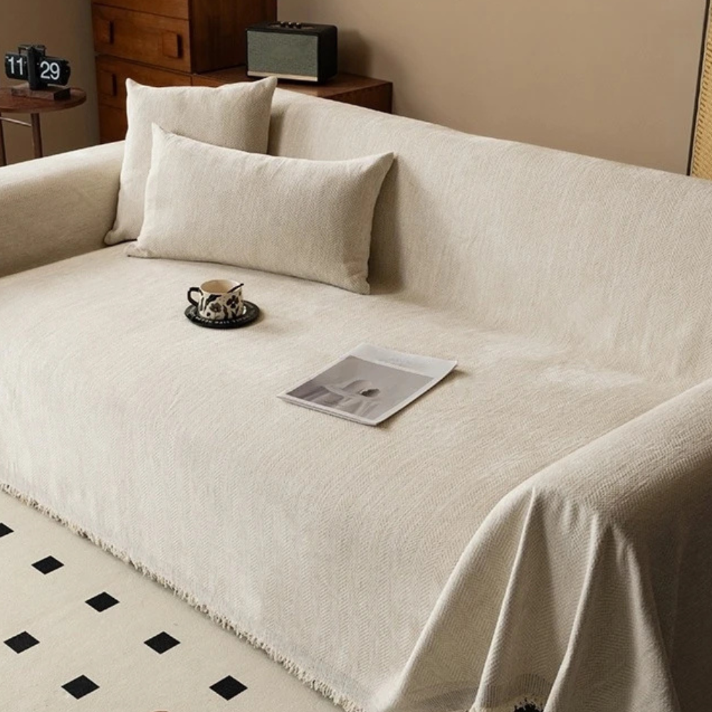 Chic Living - Funda de Sofá Moderna y Amigable con las Mascotas con Acabado Resistente al Agua
