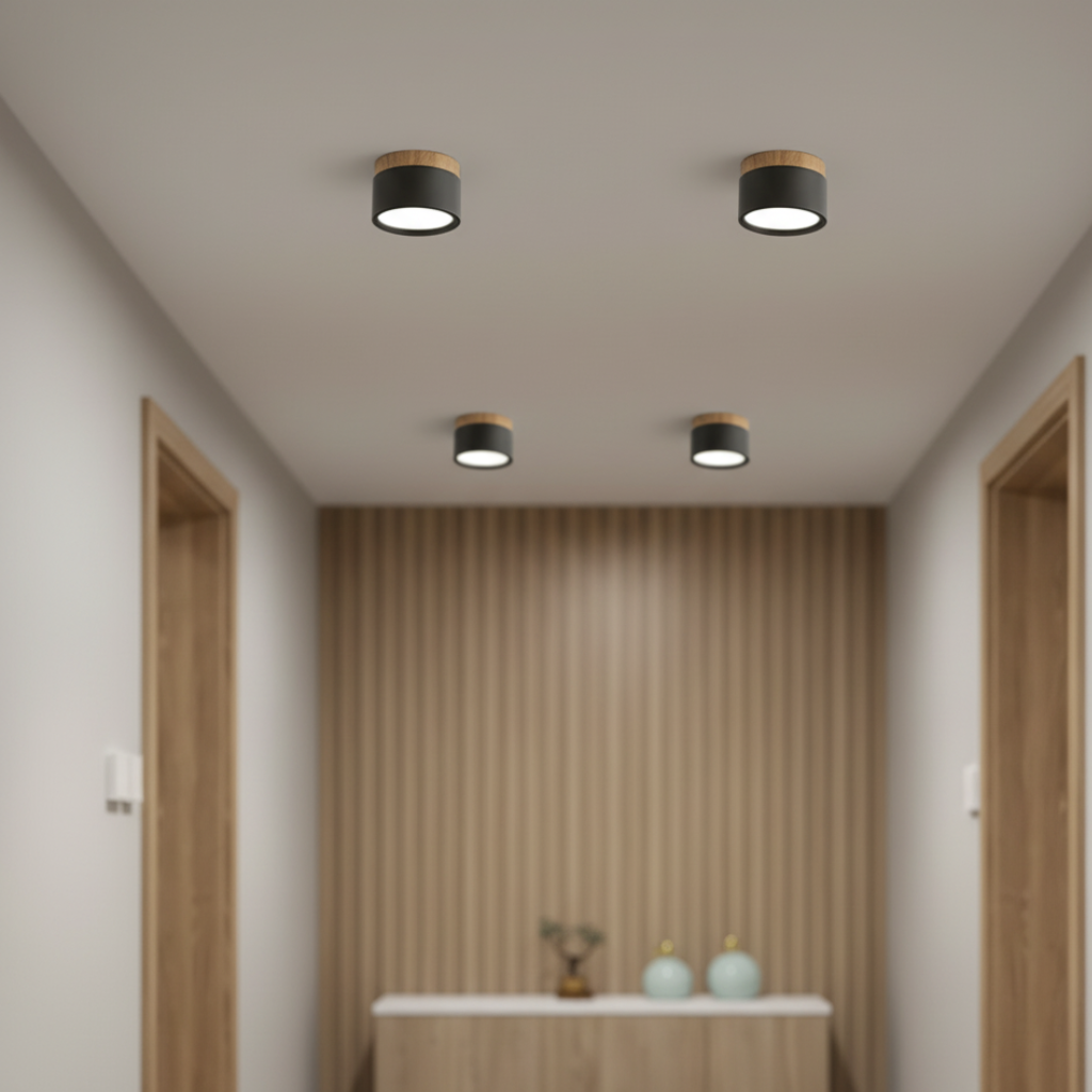 Lámpara de Techo Empotrada Moderna - Foco LED de Aluminio Eficiente en Energía