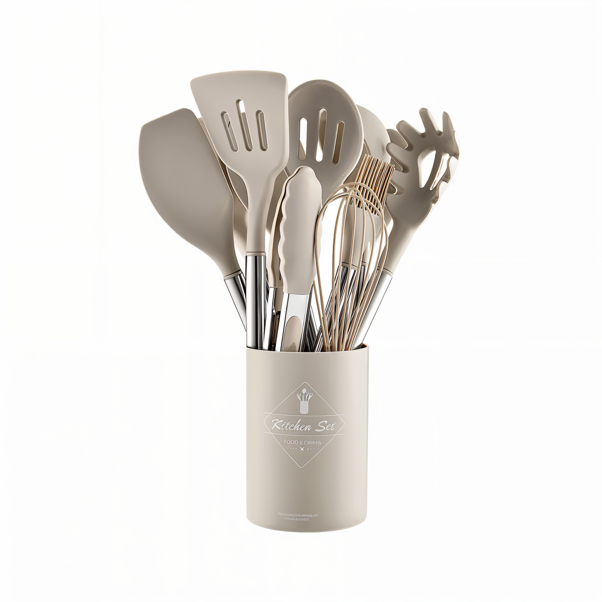 Juego de Utensilios de Cocina de Silicona de 12 Piezas – Culinara Pro