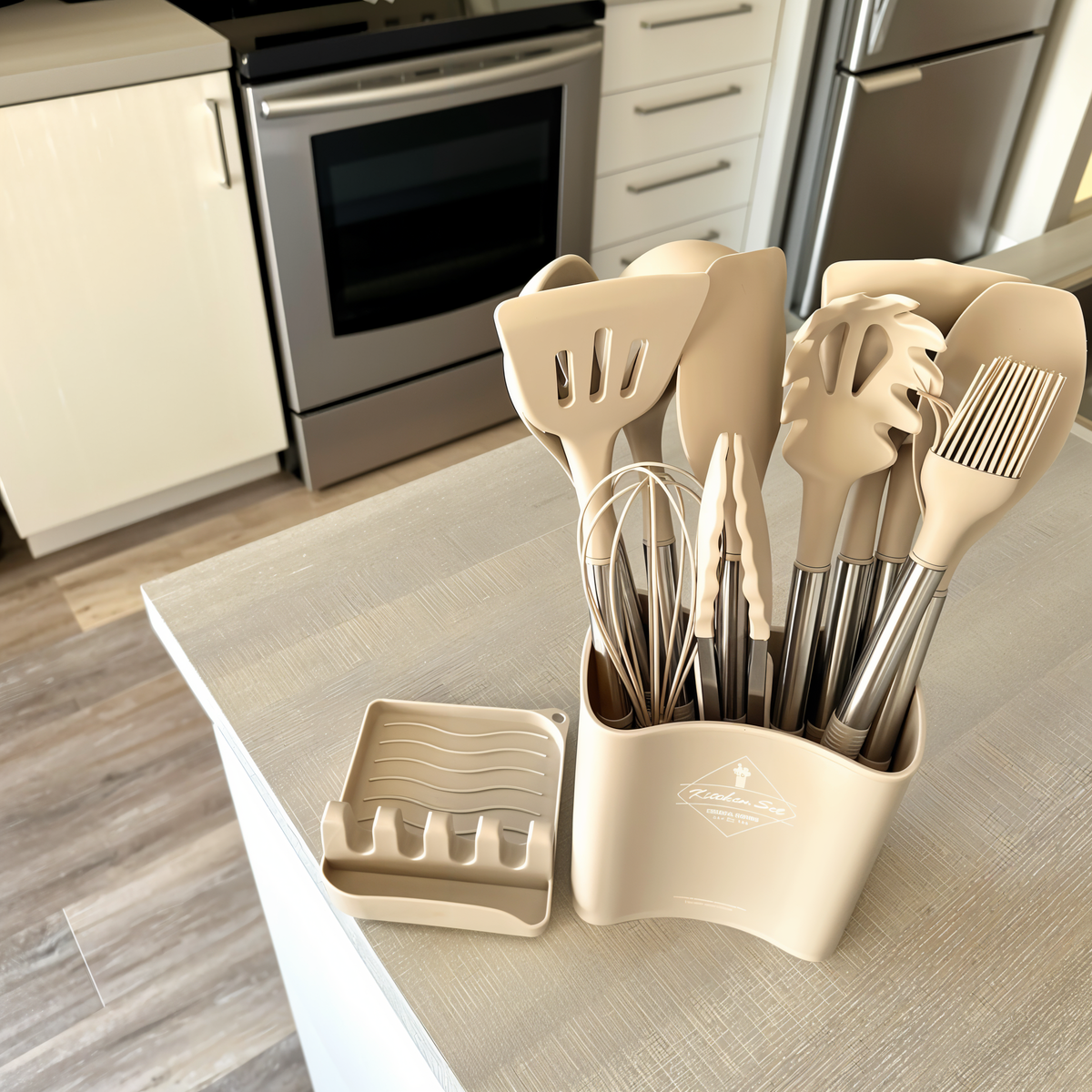 Juego de Utensilios de Cocina de Silicona de 12 Piezas – Culinara Pro