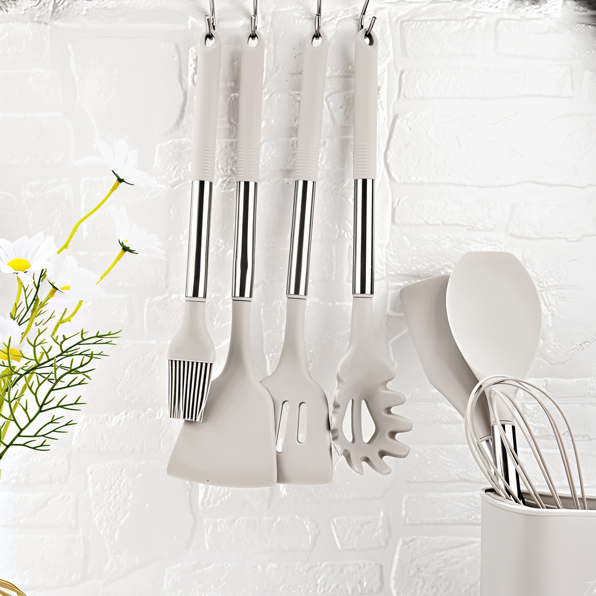 Juego de Utensilios de Cocina de Silicona de 12 Piezas – Culinara Pro
