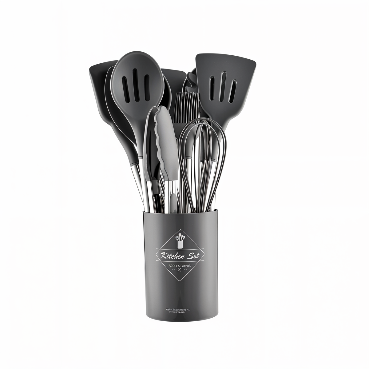 Juego de Utensilios de Cocina de Silicona de 12 Piezas – Culinara Pro