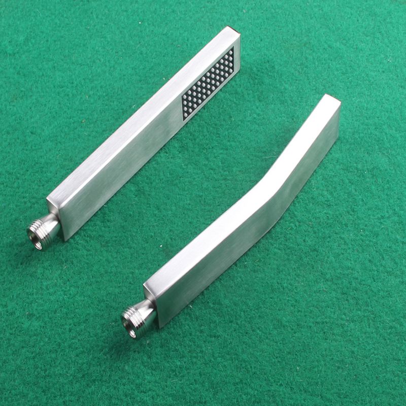 Cabezal de Ducha Rectangular Simple de Acero Inoxidable 304