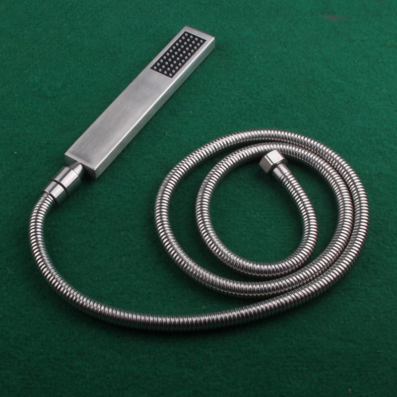 Cabezal de Ducha Rectangular Simple de Acero Inoxidable 304