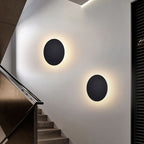 Lámpara de pared LED moderna y redonda para dormitorio y sala de estar
