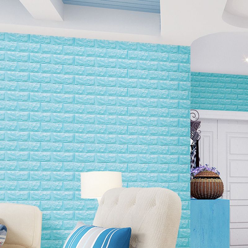 Lisslune | Panel de Pared de Ladrillo Sintético 3D, Espuma Autoadhesiva para Sala de Estar, Impermeable para Pared y Techo