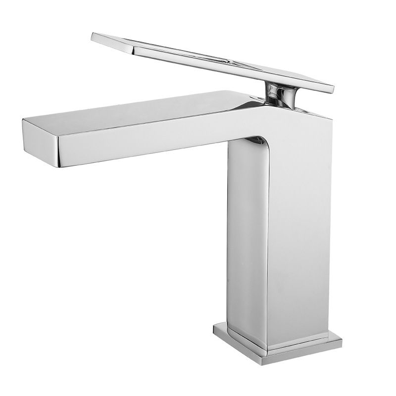 Lisslune | Grifo mezclador de palanca estilo Glam para lavabo de baño