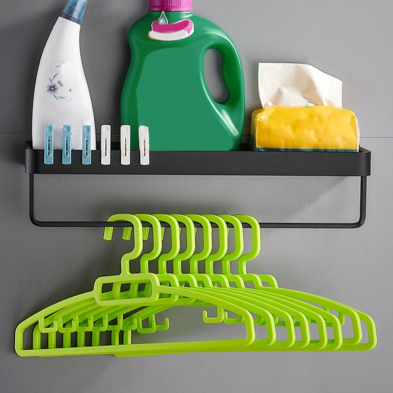 Estante de Baño de Acero Inoxidable Negro Mate
