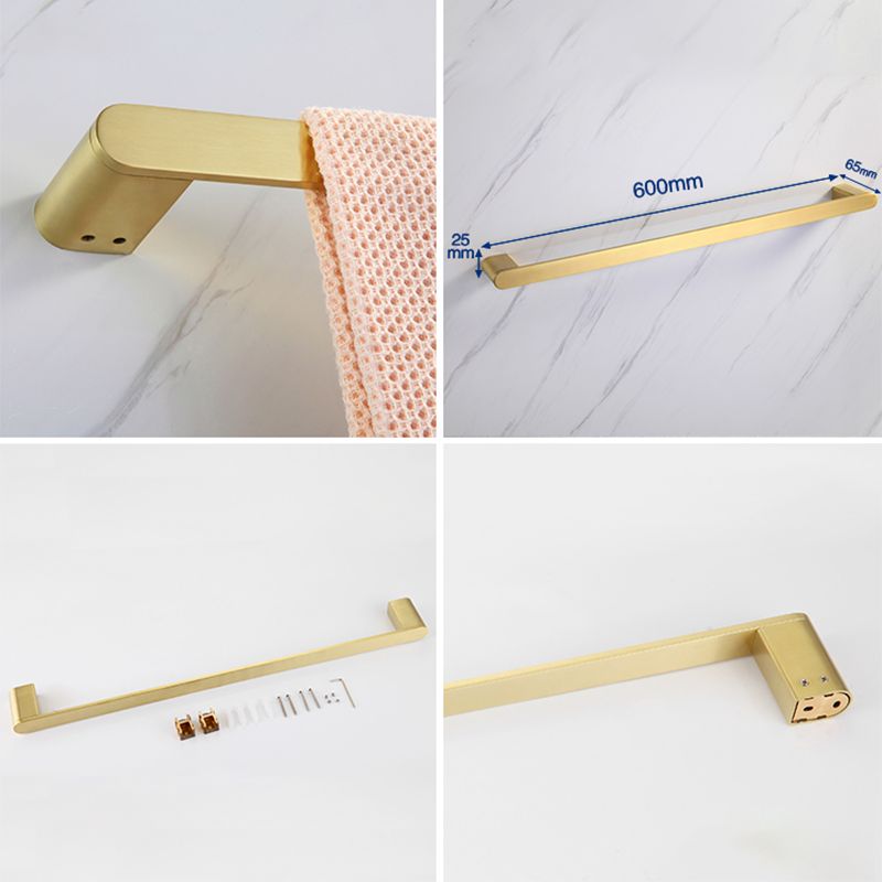 Lisslune | Juego de Accesorios de Baño Moderno Barra de Toalla Juego de Accesorios de Baño Dorado