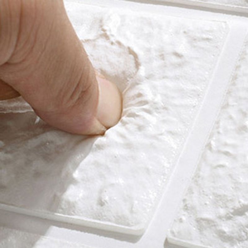 Lisslune | Panel de Pared de Ladrillo Sintético 3D, Espuma Autoadhesiva para Sala de Estar, Impermeable para Pared y Techo