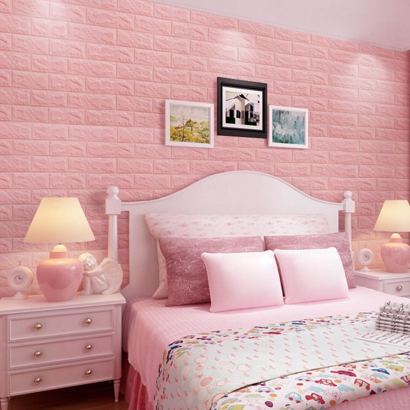 Lisslune | Panel de Pared de Ladrillo Sintético 3D, Espuma Autoadhesiva para Sala de Estar, Impermeable para Pared y Techo