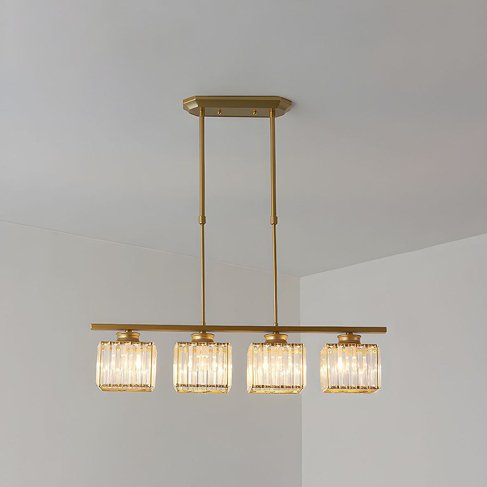 Lámpara colgante de diseño moderno con múltiples fuentes de luz para comedores y cocinas