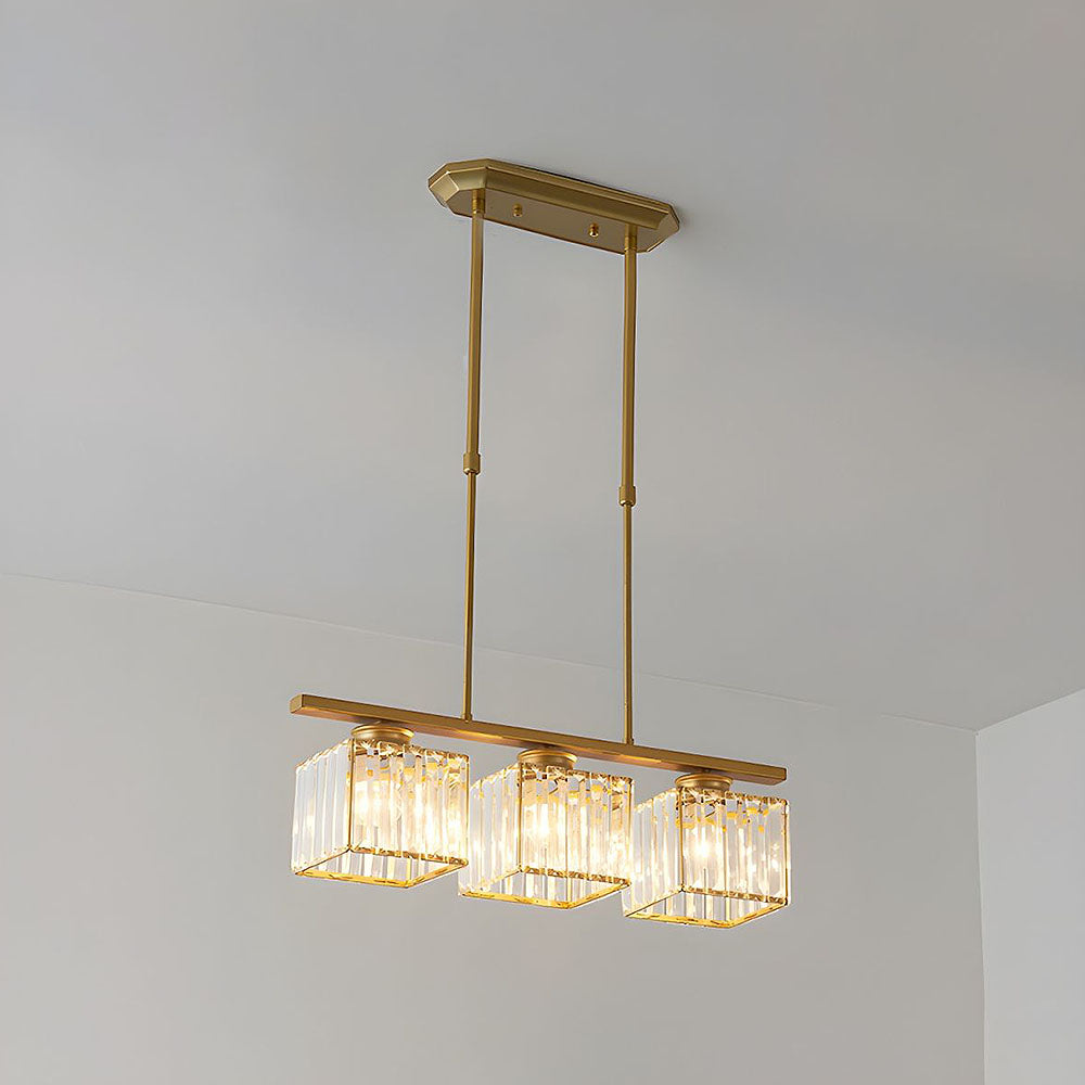 Lámpara colgante de diseño moderno con múltiples fuentes de luz para comedores y cocinas
