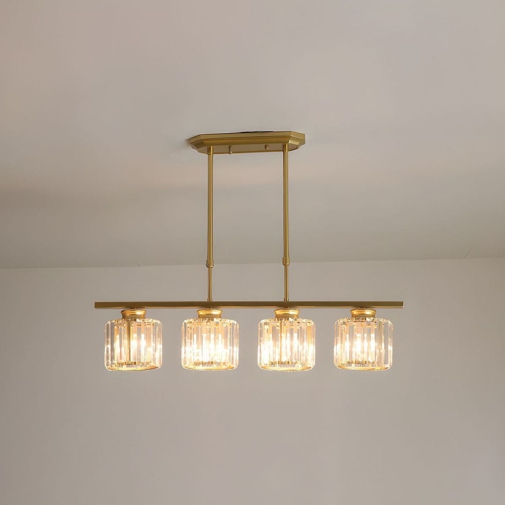 Lámpara colgante de diseño moderno con múltiples fuentes de luz para comedores y cocinas