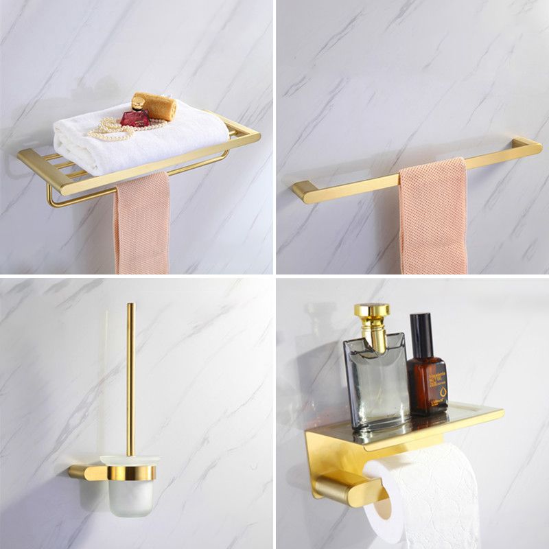 Lisslune | Juego de Accesorios de Baño Moderno Barra de Toalla Juego de Accesorios de Baño Dorado