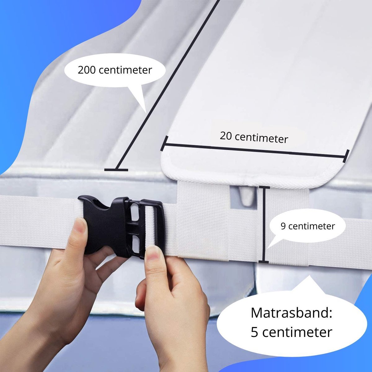 StaySecure Cuña para Colchón – Mantén tu Colchón en su Lugar Sin Deslizamientos