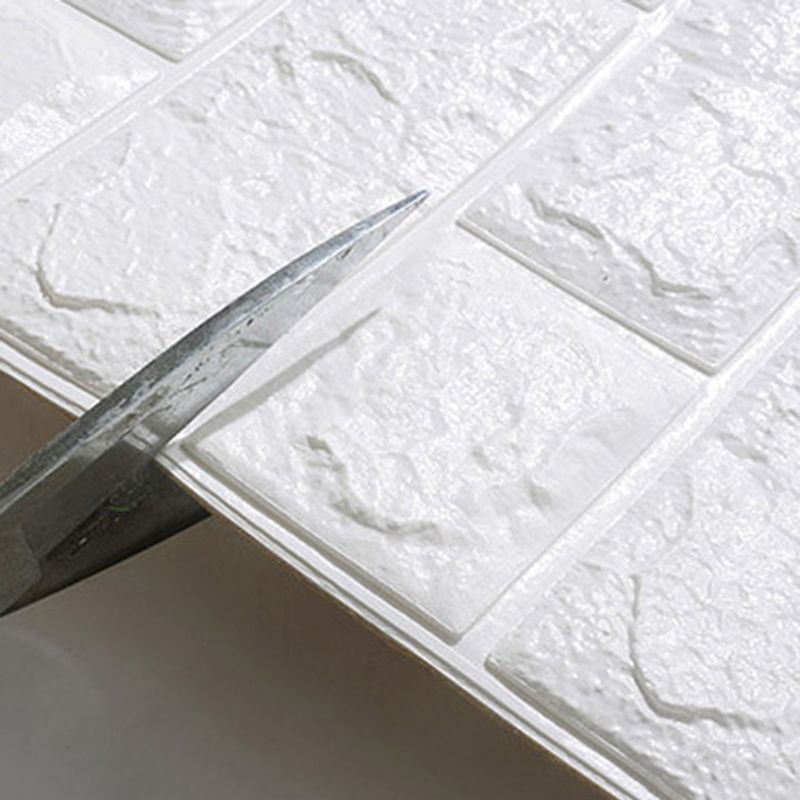 Lisslune | Panel de Pared de Ladrillo Sintético 3D, Espuma Autoadhesiva para Sala de Estar, Impermeable para Pared y Techo