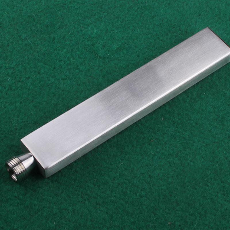 Cabezal de Ducha Rectangular Simple de Acero Inoxidable 304