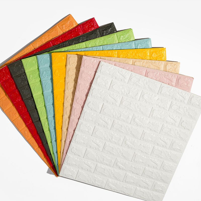 Lisslune | Panel de Pared de Ladrillo Sintético 3D, Espuma Autoadhesiva para Sala de Estar, Impermeable para Pared y Techo