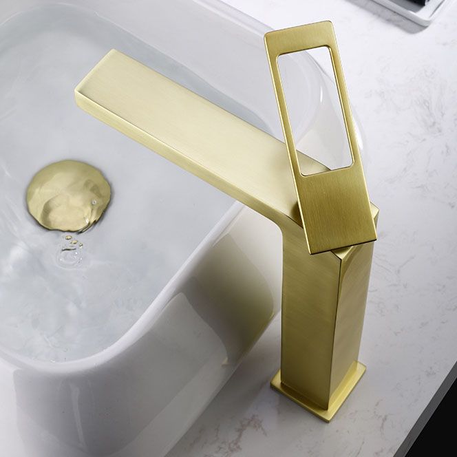 Lisslune | Grifo mezclador de palanca estilo Glam para lavabo de baño
