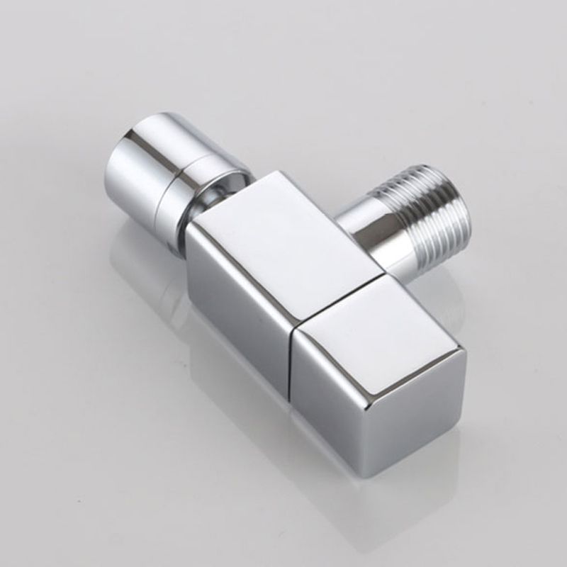 Grifo de baño contemporáneo montado en la pared con pomo de manija, grifo redondo de latón macizo