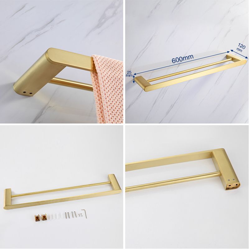 Lisslune | Juego de Accesorios de Baño Moderno Barra de Toalla Juego de Accesorios de Baño Dorado