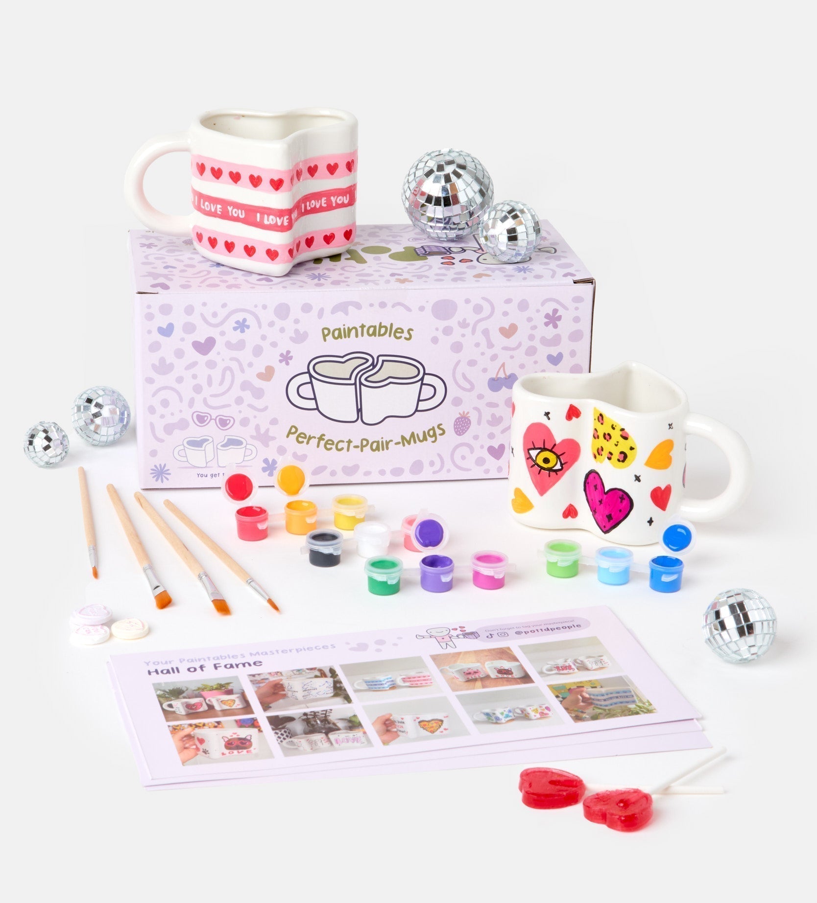 Set de pintura para tazas