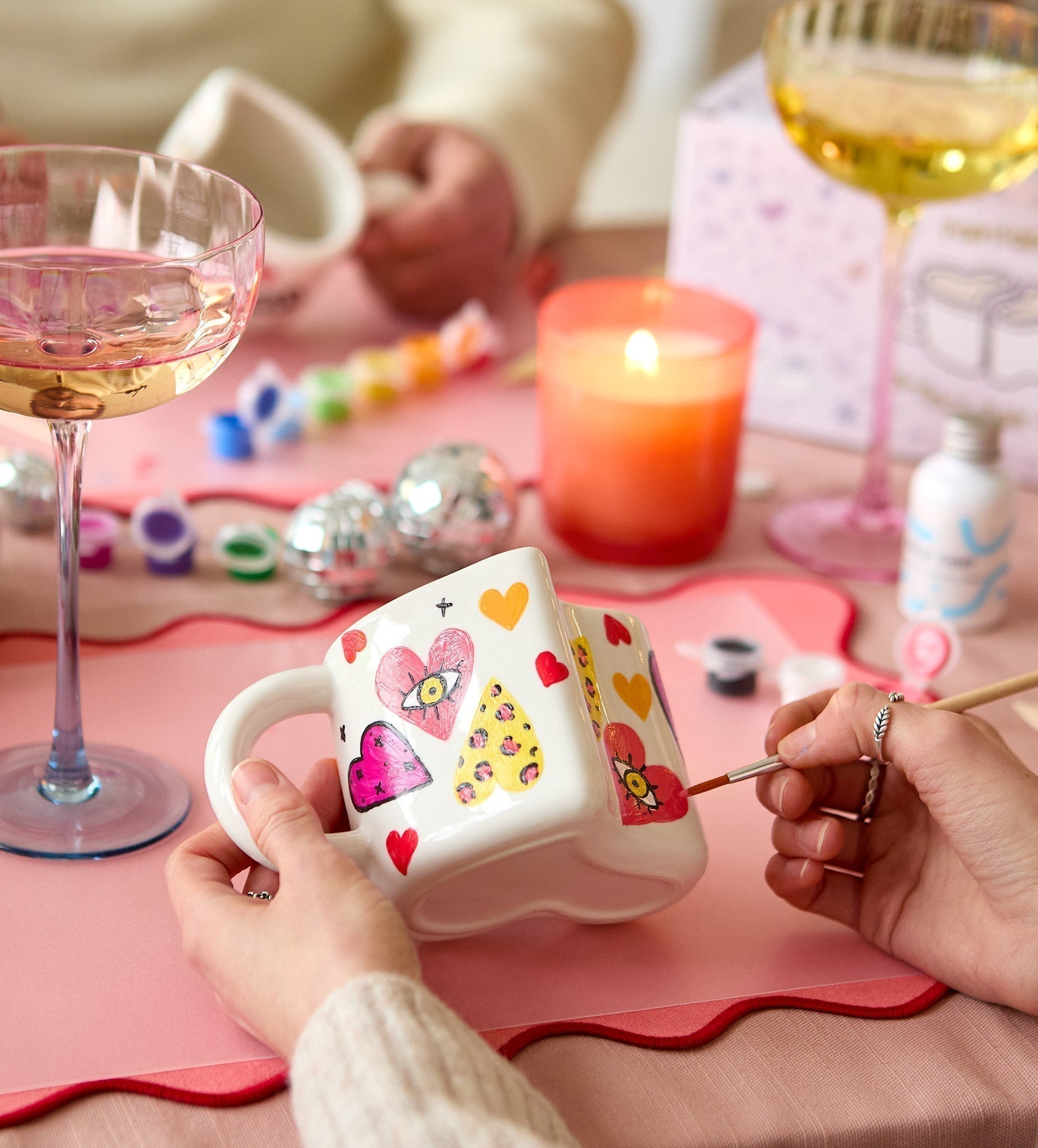 Set de pintura para tazas