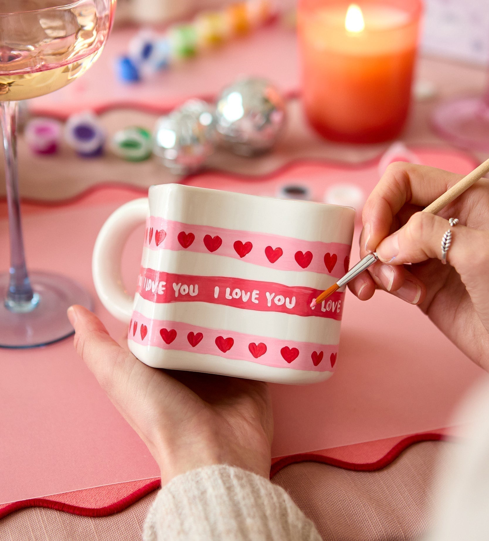 Set de pintura para tazas
