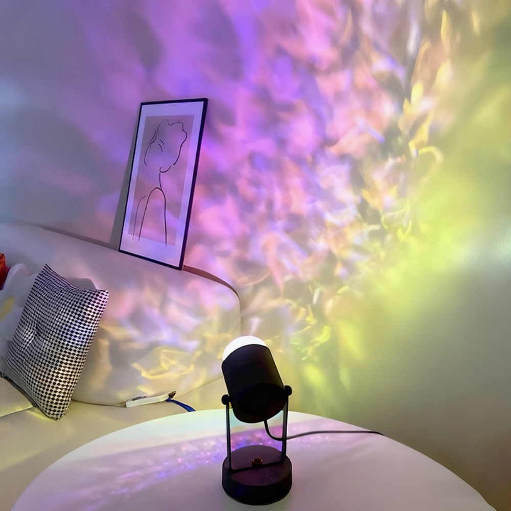 Cascade | Lámpara de Mesa RGB Dinámica Artística para Dormitorio y Sala de Estar