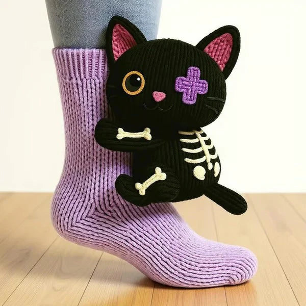 Calcetines de Animales Fantasía Suaves y Cómodos