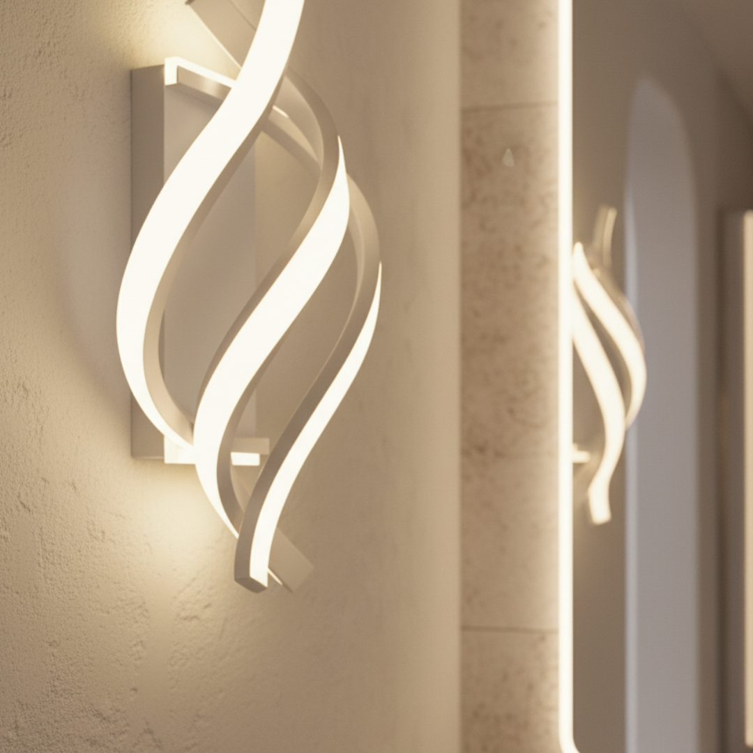 Aplique de Pared Moderno de Aluminio - Lámpara de Pared LED Minimalista para Iluminación Acogedora