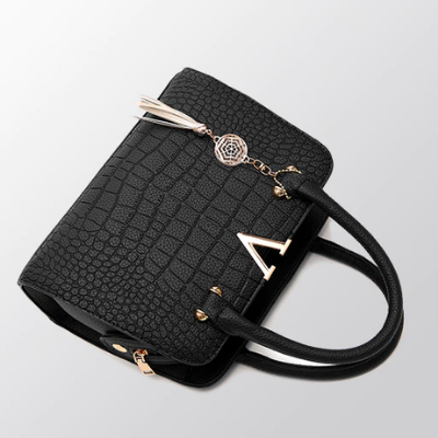 Bolso de piel de cocodrilo