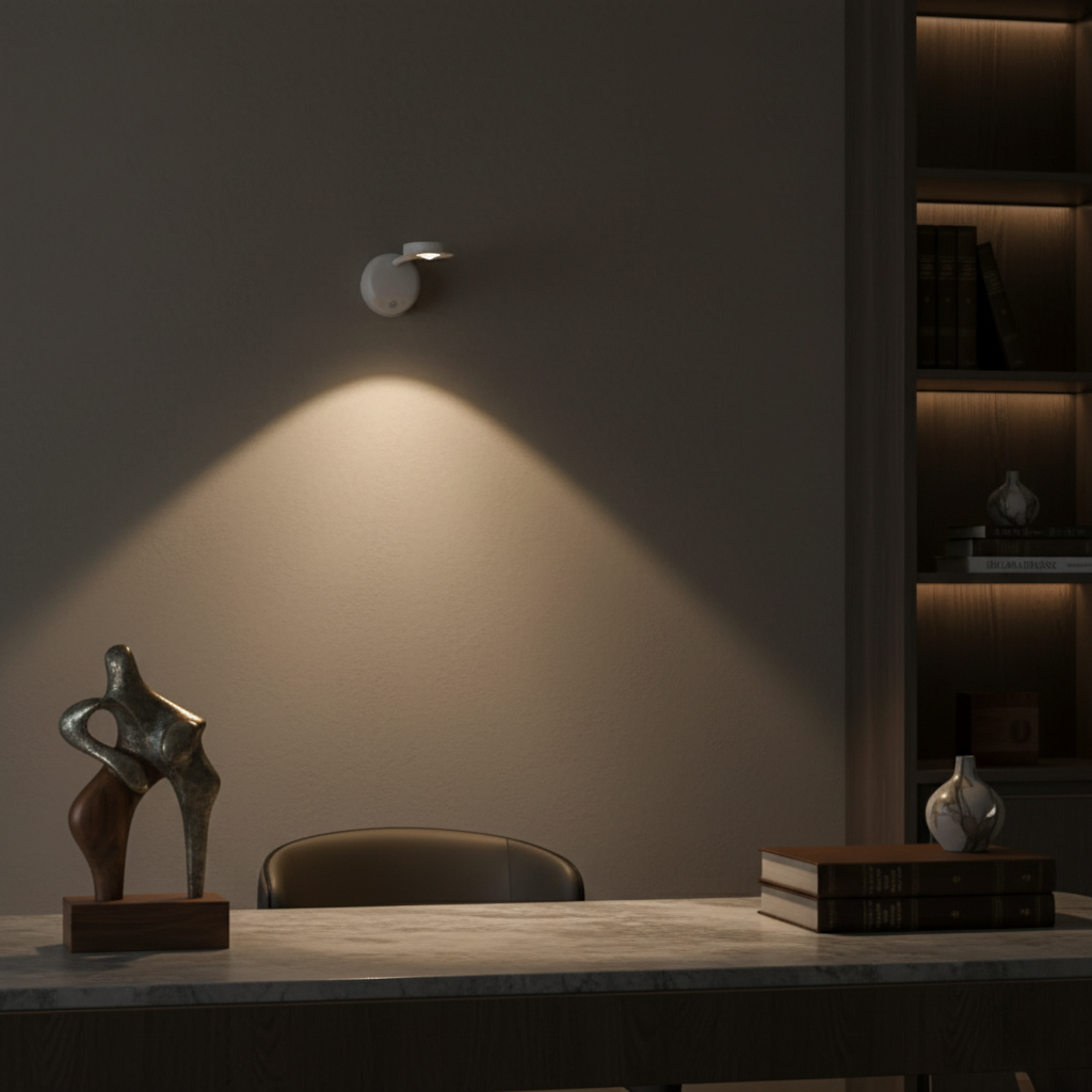 SenseSpot | Foco de Pared LED Inalámbrico Activado por Movimiento Moderno