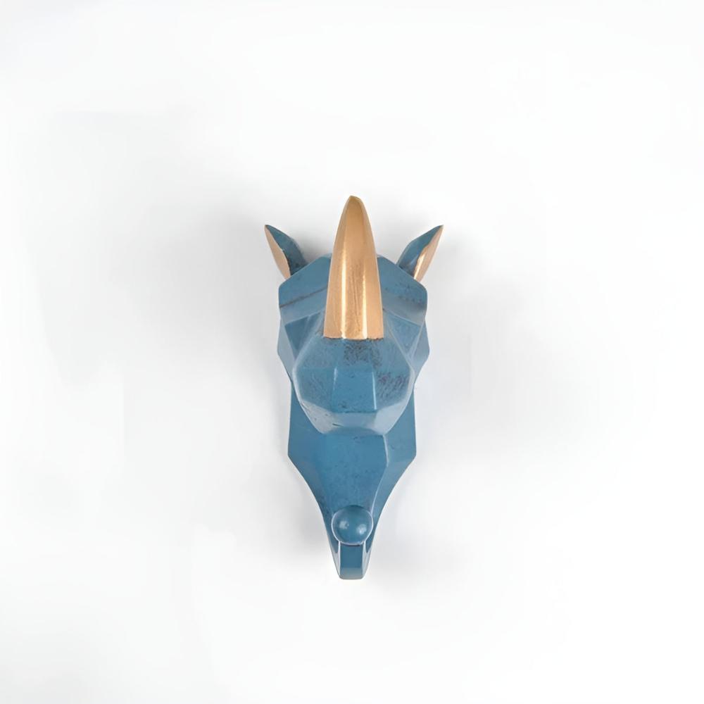 Soporte de Llaves de Pared con Cabeza de Animal