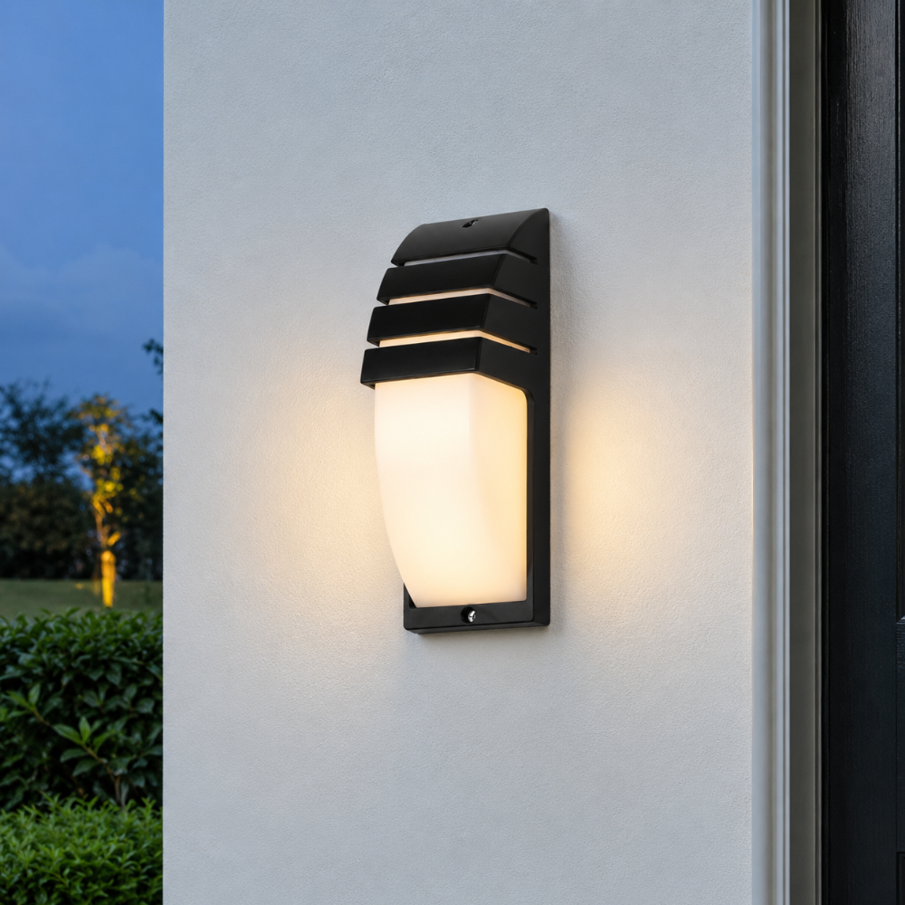 Aplique de Pared de Aluminio Moderno para Exterior