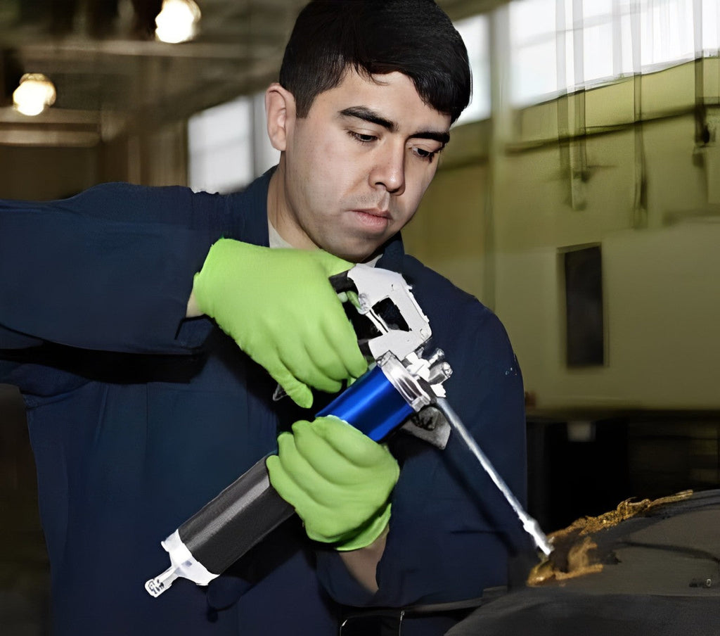 Acoplador de Grasa de Alta Presión - Adaptador de Conexiones de Alta Resistencia para Pistolas de Grasa, Boquillas de Bloqueo y Liberación Rápida (Ajuste Universal)