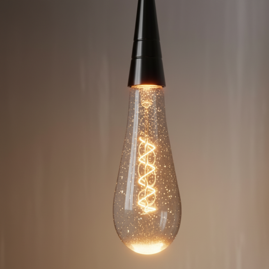 Aplique de Pared de Cristal Elegante con LED Blanco Cálido para Interiores Modernos
