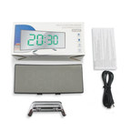Reloj Despertador Digital LED Curvado y Elegante con Función de Regulación de Brillo