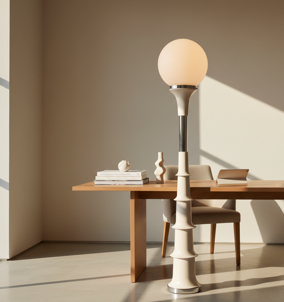 Lámpara de Pie Grande Vibrante - Iluminación Colorida para Interiores Modernos