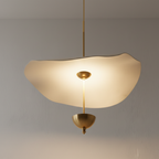 Lámpara Colgante Lotus - Iluminación de Cocina de Altura Ajustable, Compatible con LED
